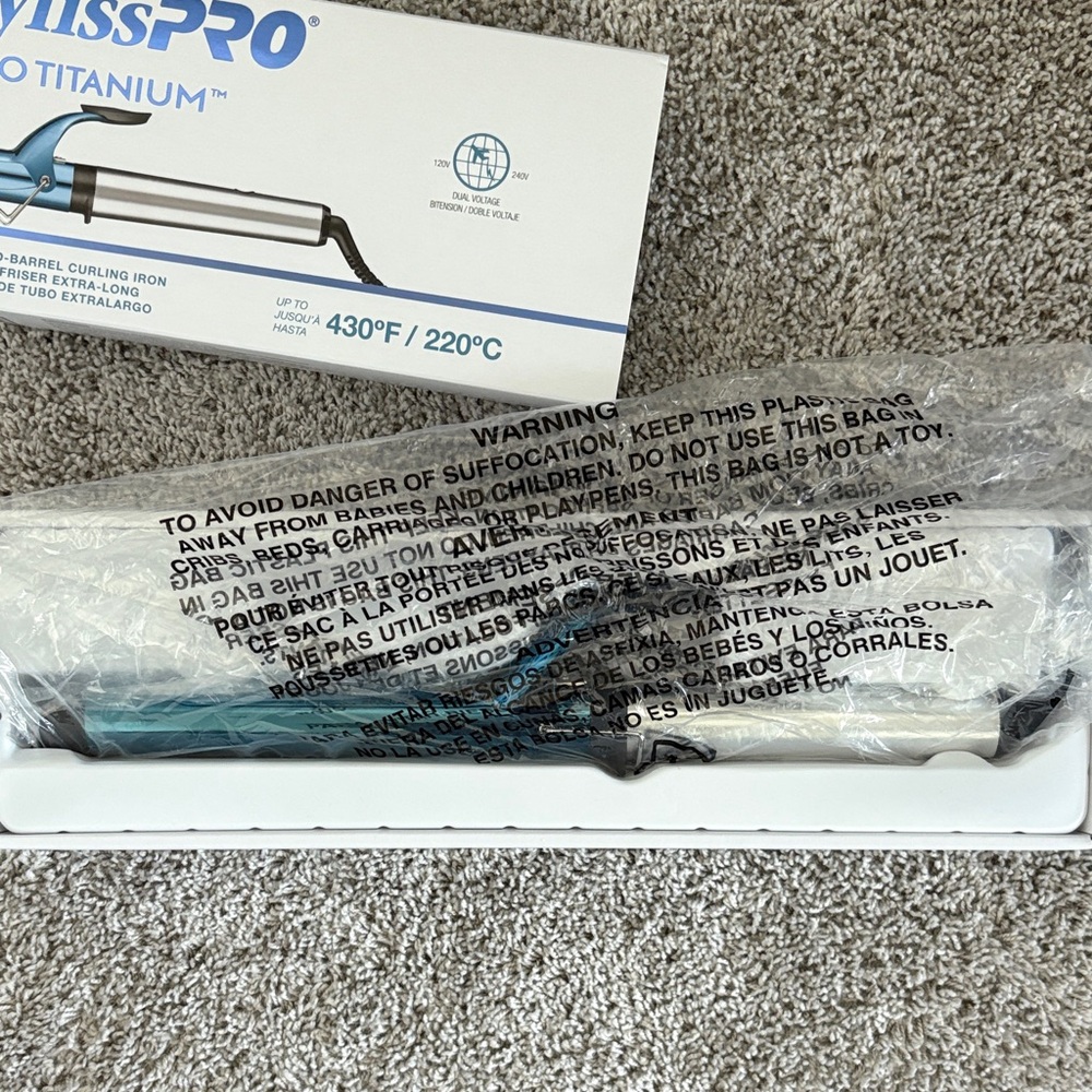 1 1/4” BaBylissPro Nano Titanium Extended Barrel Curling Iron - Picture 6 of 6